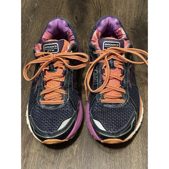 Brooks Adrenaline GTS 15 Womens Running Shoes Size 7.5 Blue Purple - 1201741D458 - Picture 3 of 10